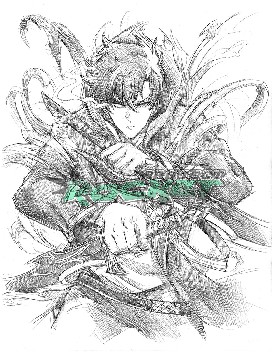 Sun Jin Woo Solo-Leveling Art (Poster/Print) – Project Rocket