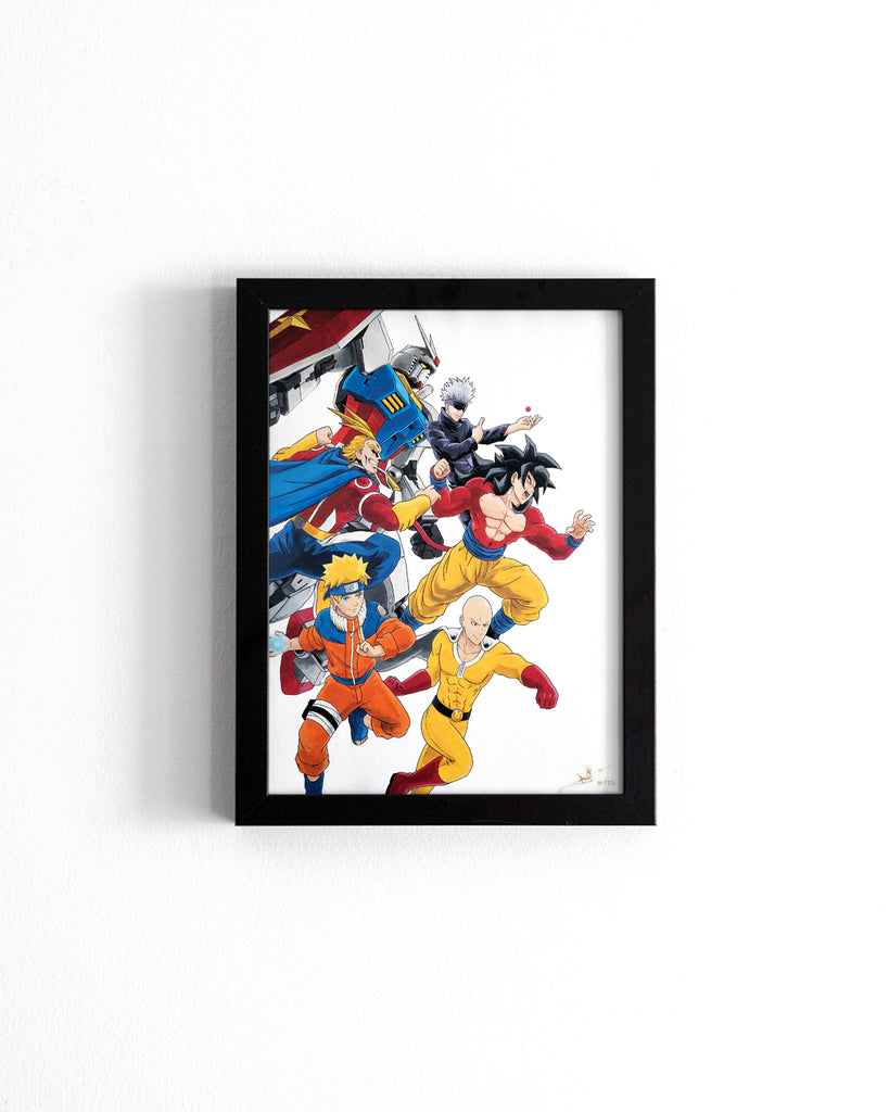 Manga Crossover Poster Print – Project Rocket